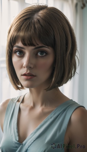 A captivating female within dynamic scene