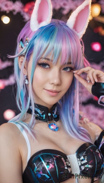 Image of a female in a fresh dynamic scene