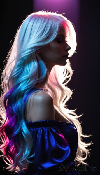 A majestic image of a female in dynamic scene