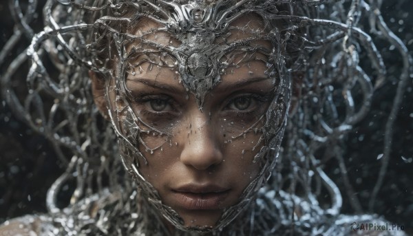 A striking dynamic scene featuring the elegance of a female