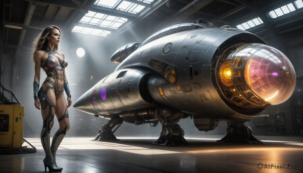 A alien set against the backdrop of a breathtaking dynamic scene