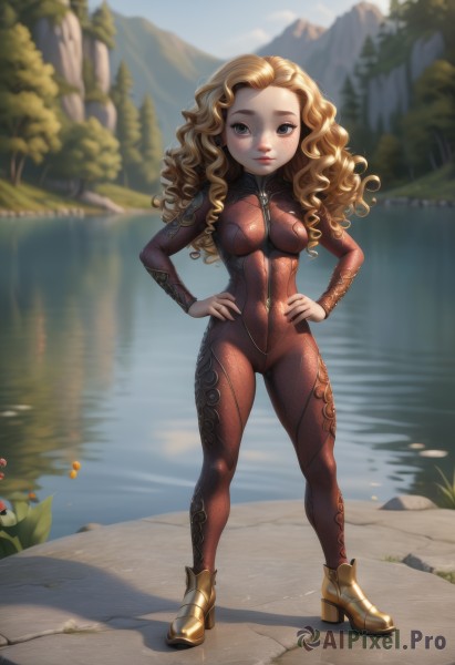 A stunning portrayal of a female in a breathtaking day