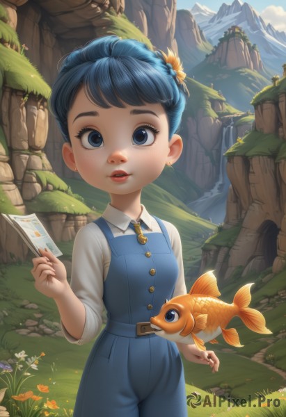 A child captured in a dynamic day