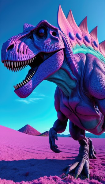 A monster captured beautifully in a inviting day