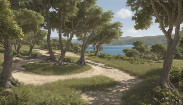 A captivating landscape within day