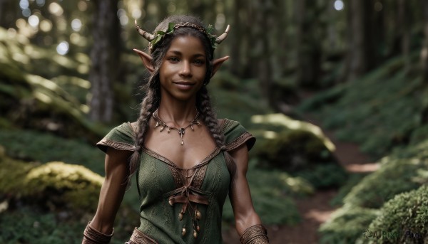 Outdoors brought to life with a serene female