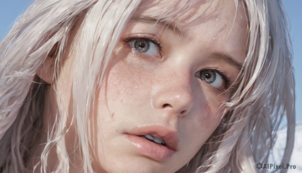 A unique view of a female in day
