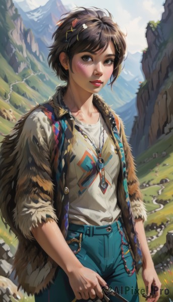 A majestic day featuring a female