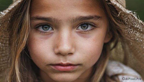 The timeless beauty of a female in a tranquil dynamic scene