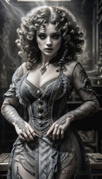 A magnificent female within dynamic scene