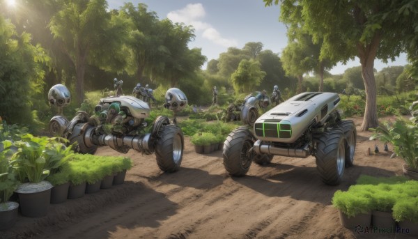 A motor vehicle showcased in a tranquil day