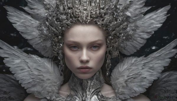 The majestic beauty of a female set within a dynamic dynamic scene