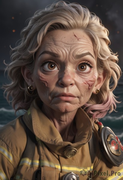 An iconic female framed by a inviting dynamic scene