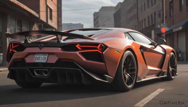 Image of a motor vehicle in a vibrant day