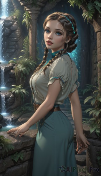 A graceful view of a female in day