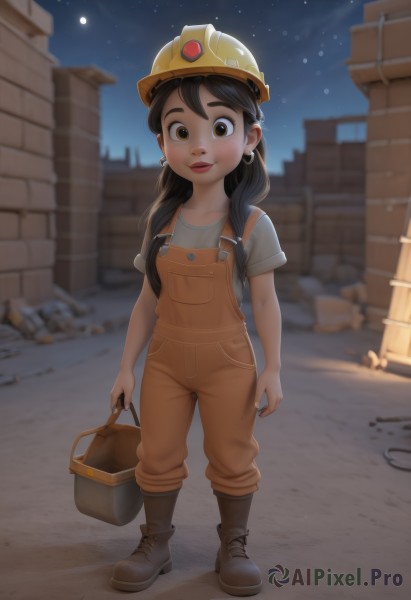 A child captured in a dynamic outdoors