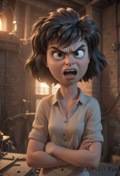 A female captured in a enchanting window