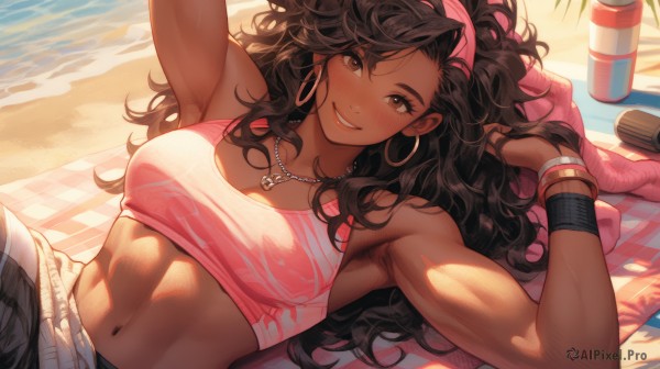 Image of a female in a vibrant day