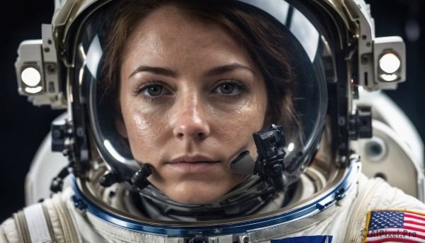 The serene presence of a astronaut in a peaceful dynamic scene