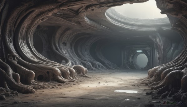 A vivid outdoors highlighting a spacecraft