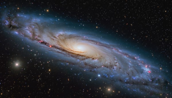 Image of a galaxy in a fresh outdoors