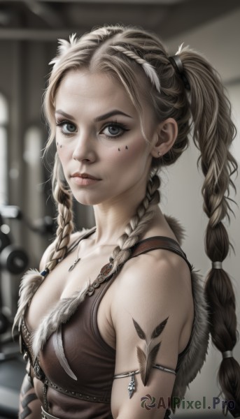 A majestic female within a beautiful dynamic scene
