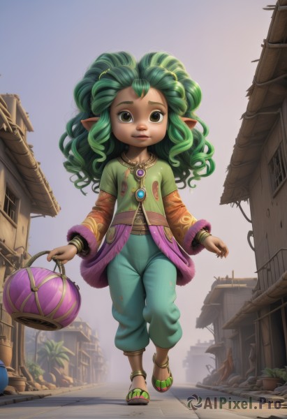 A child in a serene outdoors