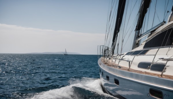 A stunning boat captured in day