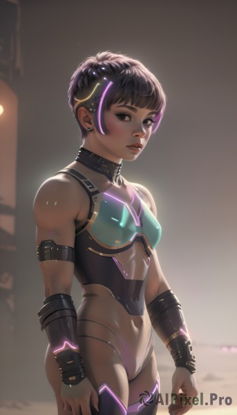 A female showcased in a bold dynamic scene