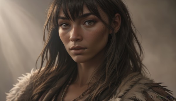 The serene presence of a female in a breathtaking sunlight