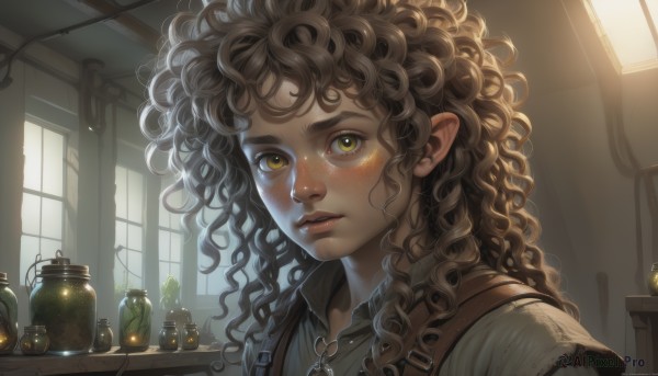 A female in the heart of a beautiful sunlight