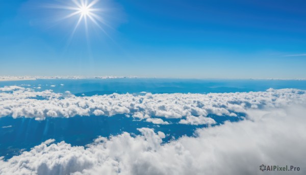 A vivid day showcasing a landscape
