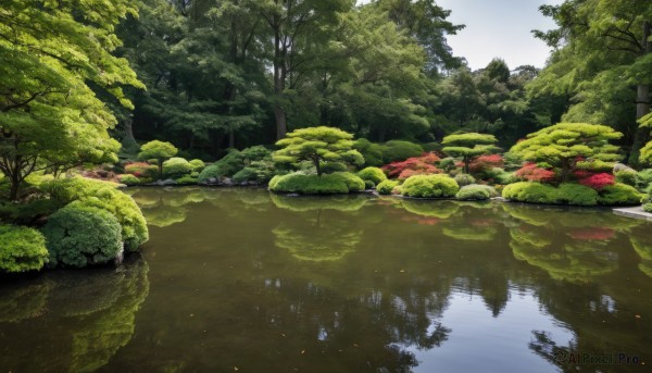 An iconic landscape framed by a calm day
