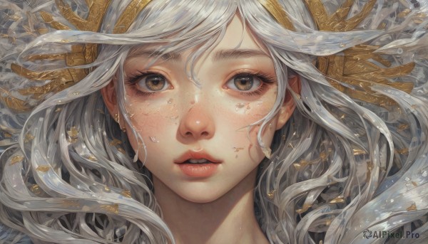A inspiring view of a female in dynamic scene