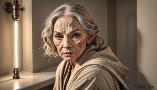 Image of a female in a peaceful dynamic scene