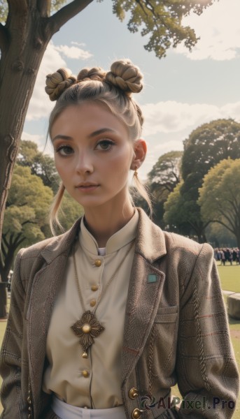 Image of a female in a peaceful day