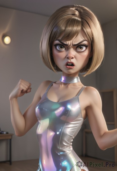 The timeless beauty of a female in a bold dynamic scene