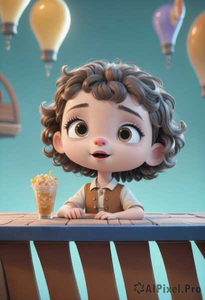An iconic child framed by a inviting dynamic scene