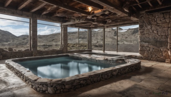 A peaceful image of a indoors in day