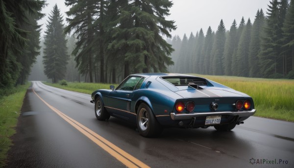 An iconic motor vehicle framed by a bold day