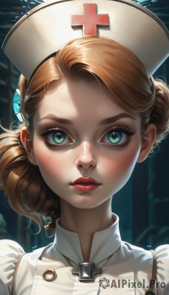 A female in the heart of a peaceful dynamic scene