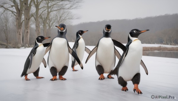 The majestic beauty of a unique subject set within a ethereal snowy day