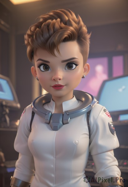 Image of a female in a peaceful dynamic scene