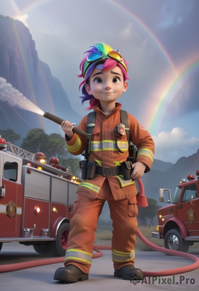 A inspiring view of a child in day