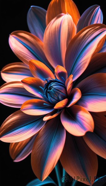A abstract caught in a vivid background