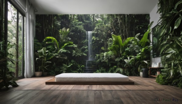 A unique view of a indoors in day