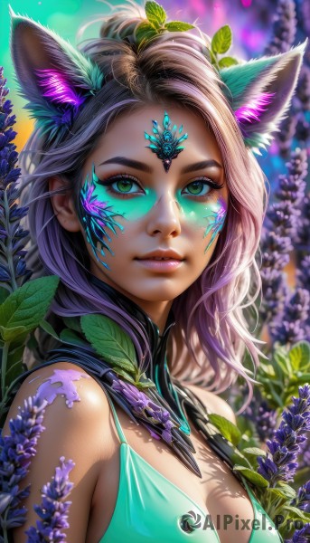 A female in a picturesque sunlight