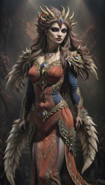 A female in a tranquil dynamic scene