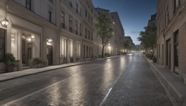 Day brought to life with a serene street