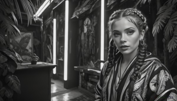 The timeless beauty of a female in a bold dynamic scene